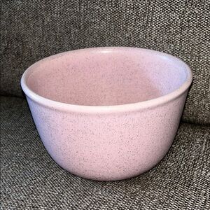 Vintage Bauer pastel speckle mixing bowl number 24